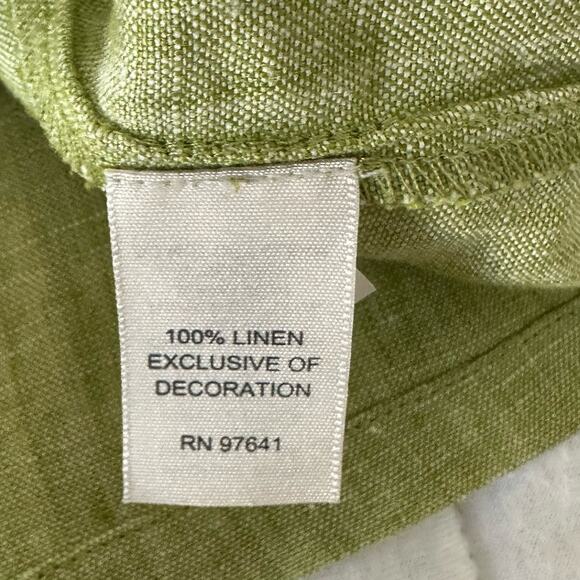 J JILL Womens Jacket MP Linen Embroidered Detail Spring Lagenlook Casual Preppy - Picture 8 of 13